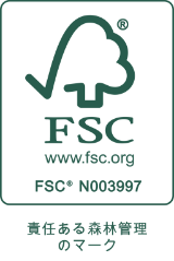 FSC www.fsc.org FSC® N003997 責任ある森林管理のマーク