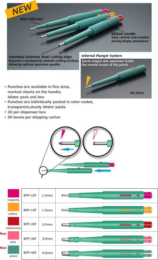 Biopsy Punch With Plunger System