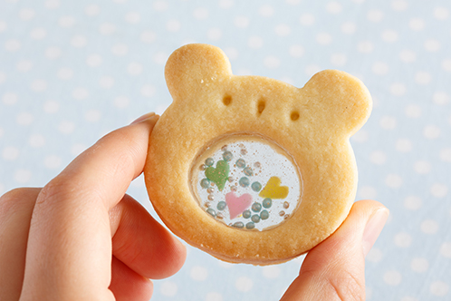 シャカシャカクッキー型（くま） お菓子画像