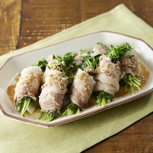 大根豚バラ肉巻き