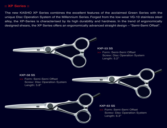 KXP (XP) Haircut Scissors KASHO Products KAI Group