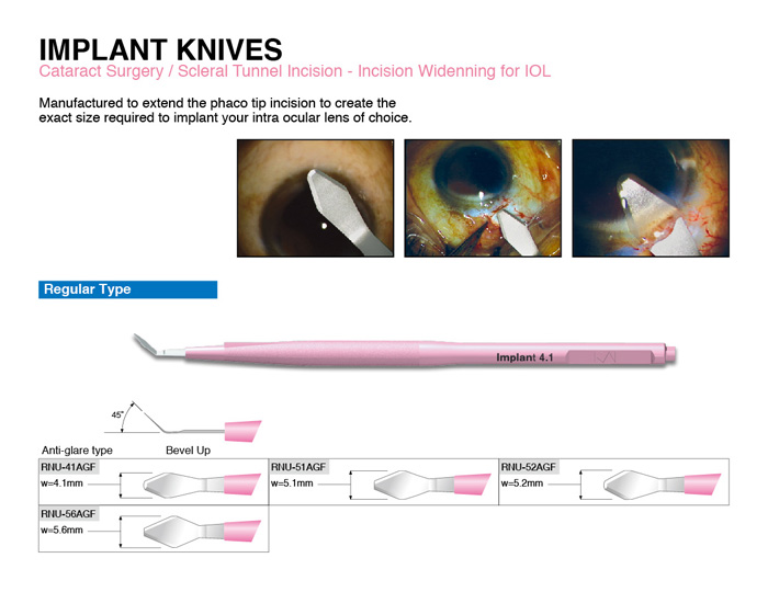 Implant Knives