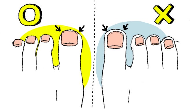 実は超大事 正しいフットケアのススメvol 9 巻き爪も防ぐ 正しい足の爪の切り方は ビューティーツールのコラム 道具で差がつくkai Beauty Press