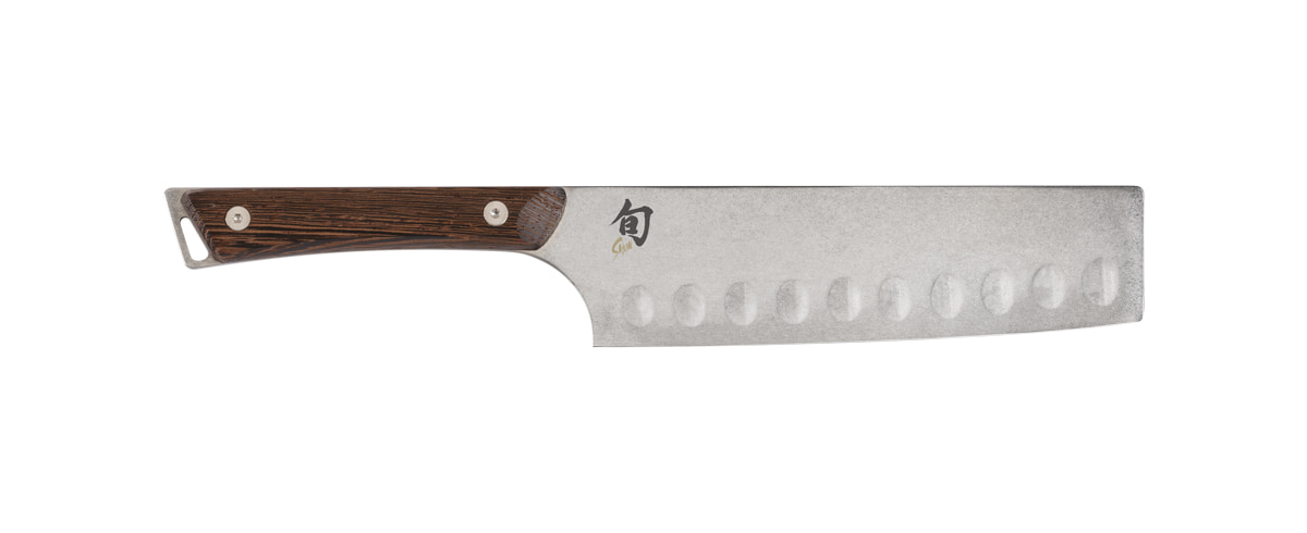 関の刃物 菜切り包丁 175mm モリブデン ディンプル 野菜切り 両刃 包丁 関の刃物 菜切り包丁 175mm モリブデン ディンプル 野菜切り 両刃 包丁