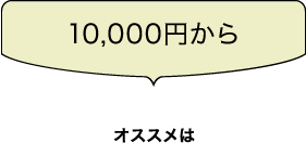 10,000円から