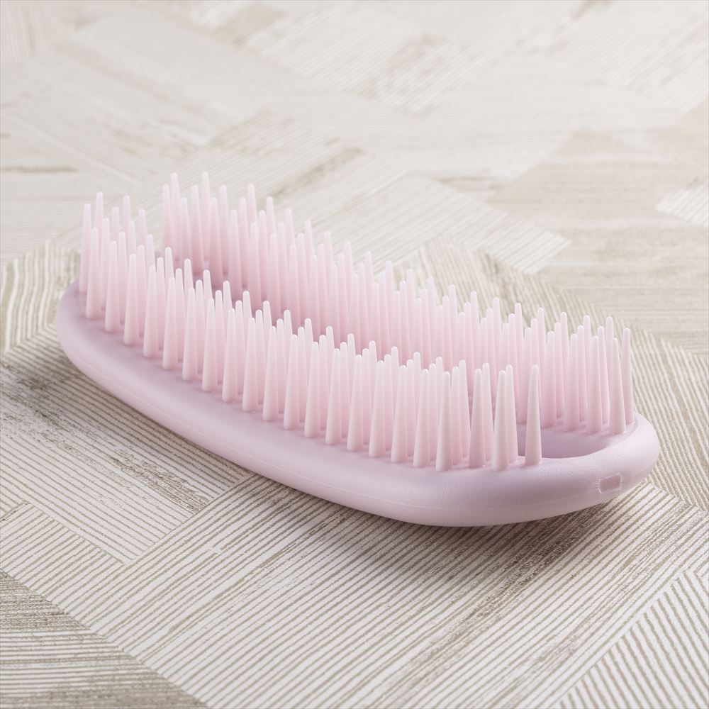 オーバルリングヘアブラシ 濡れ髪用（ピンク） | 貝印公式オンラインストア