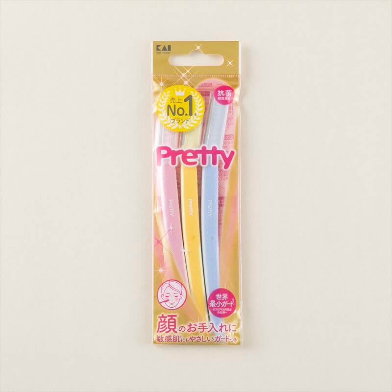 Pretty プリティー敏感肌用 フェイスL 3本入 貝印公式オンラインストア