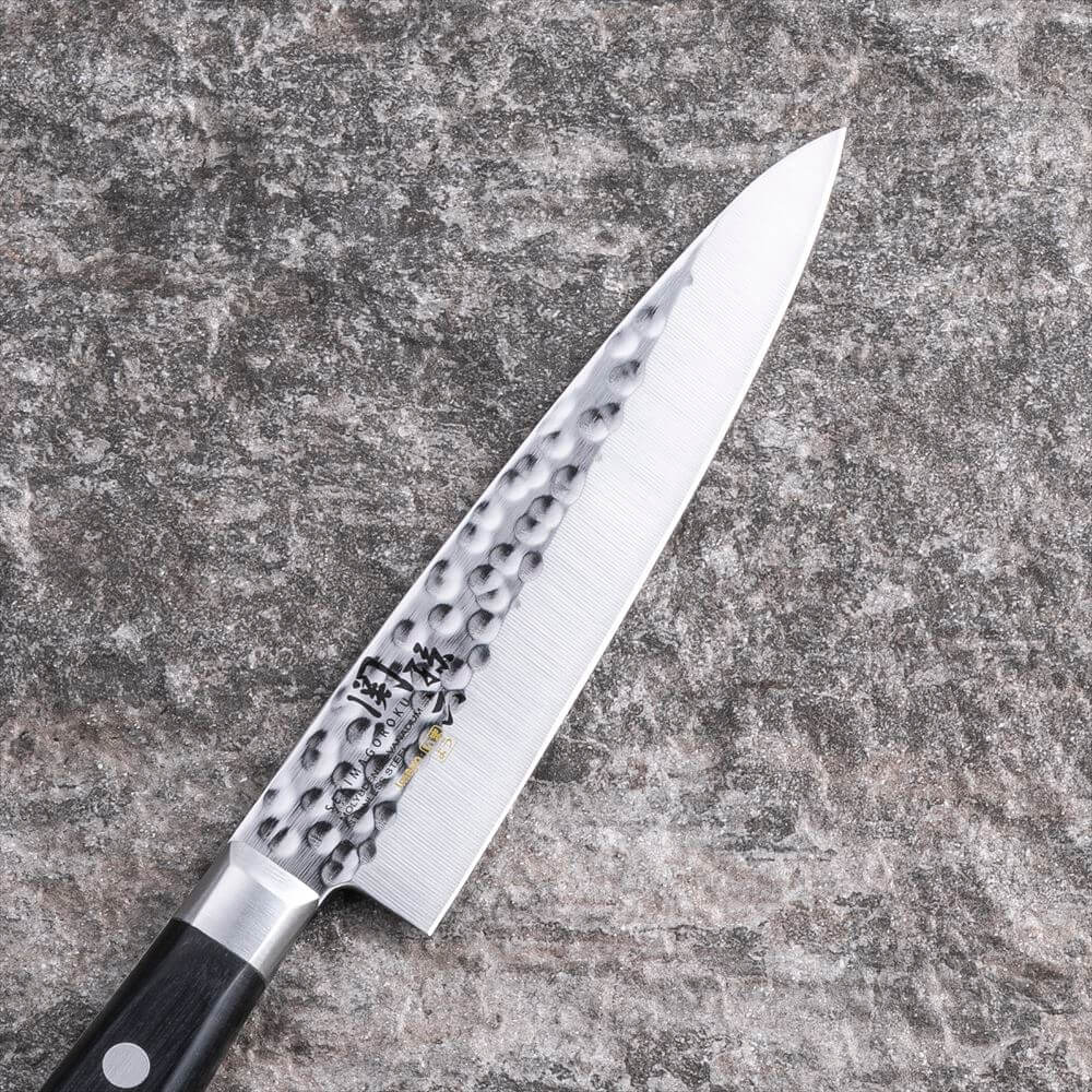銀巻 黒水牛角 ペティ4寸 スタビライズドウッド八角柄 ペティ120 包丁柄 銀巻 黒水牛角 ペティ4寸 スタビライズドウッド八角柄 ペティ120