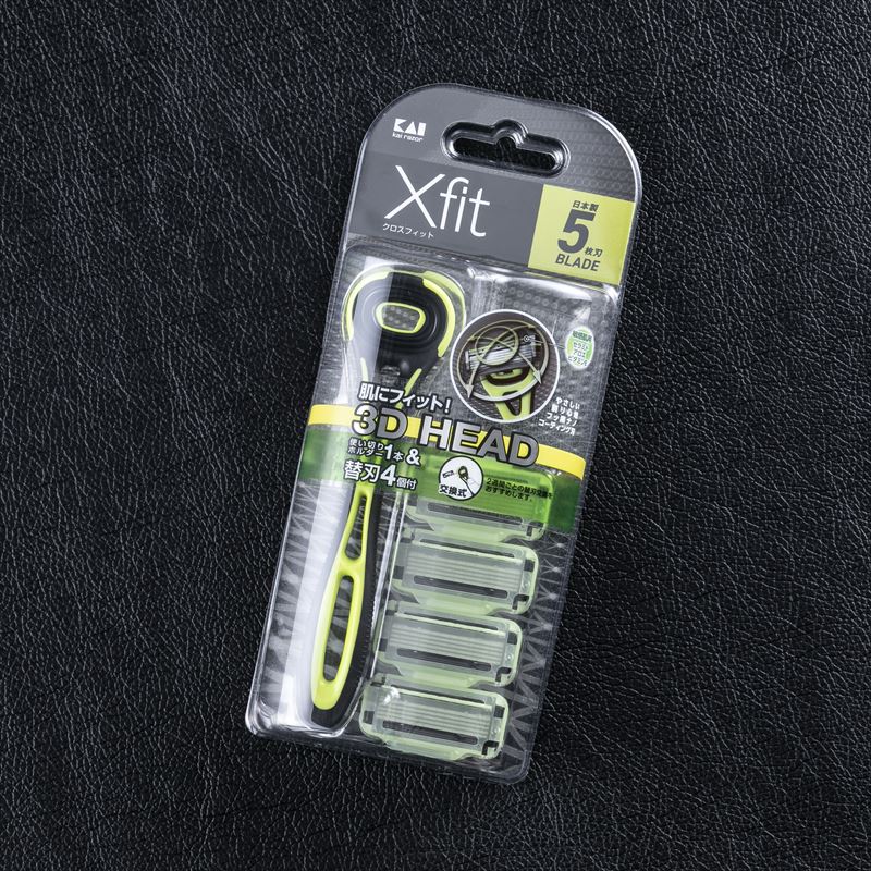 Xfit (クロスフィット) 敏感肌用 替刃4コ入り | 貝印公式オンラインストア