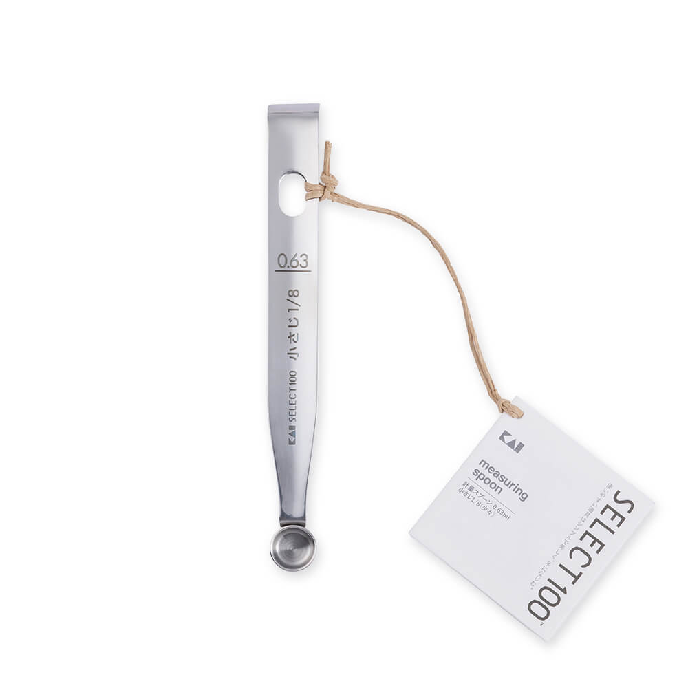 SELECT100® 計量スプーン 0.63ml 小さじ1/8(少々) | 貝印公式オンラインストア SELECT100® 計量スプーン 0.63ml 小さじ1/8(少々) | 貝印公式オンラインストア