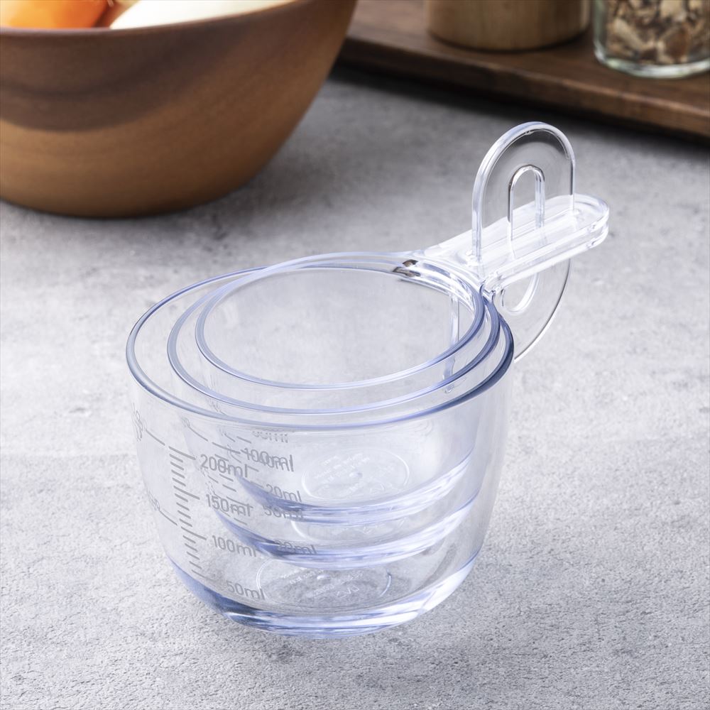 スタッキング計量 5個セット（小さじ1・大さじ1・60ml・100ml