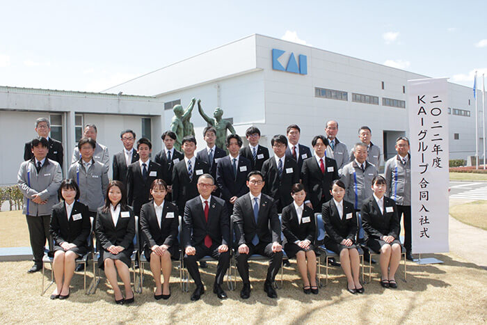 2022年度KAIグループ新卒新入社員合同入社式を開催