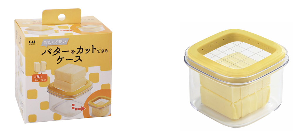 料理やお菓子作りに便利！面倒な計量や手が汚れるといったバターのお悩みを解消する「冷たくて硬いバターをカットできるバターケース」が初登場2023年11月27日（月）より発売開始