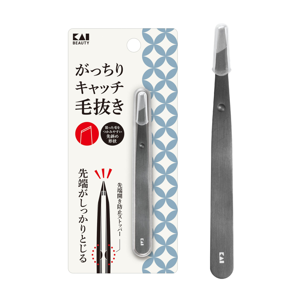 シリーズ累計出荷数量100万個以上！狙った毛を逃さず掴める「がっちりキャッチ™毛抜き」よりブラックが新発売