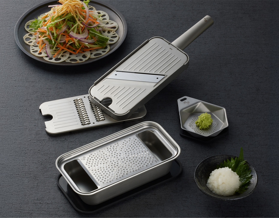 オールステンレス仕様の調理小物シリーズが3種、新登場しました。